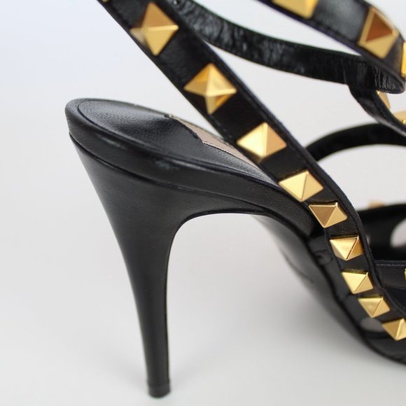 NEW VALENTINO GARAVANI Rockstud Leather Pumps - Picture 13 of 16